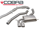 COBRA-AU09b Audi S3 (8P) (3-dörrars) Quattro 06-12 Turboback-system (Med Sportkatalysator & Ej Ljuddämpat) Cobra Sport (1)