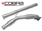COBRA-AU10 Audi A3 (8P) 2.0 TFSI 2WD (3 & 5-dörrars) 04-12 Frontpipe & Sportkatalysator (200 Cell) Cobra Sport (1)