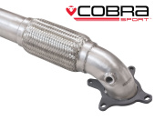 COBRA-AU10 Audi A3 (8P) 2.0 TFSI 2WD (3 & 5-dörrars) 04-12 Frontpipe & Sportkatalysator (200 Cell) Cobra Sport (3)