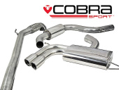 COBRA-AU15c Audi A3 (8P) 2.0 TFSI 2WD (3 & 5-dörrars) 04-12 Turboback-system (Med De-Cat & Ljuddämpare) Cobra Sport (1)