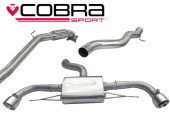 COBRA-AU26d Audi TT 2.0 TFSI (Mk2)  (Quattro) 12- Turboback-system (Med De-Cat & Ej Ljuddämpat) Cobra Sport (1)