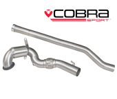COBRA-AU50 Audi S3 (8V) (3-dörrars) Quattro 13- Frontpipe / Sportkatalysator (200 Cell) Cobra Sport (1)