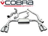 COBRA-AU68b Audi S3 (8V) (saloon) Quattro 13- Turboback-system (Med Sportkatalysator & Ej Ljuddämpat) Cobra Sport (1)