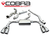 COBRA-AU83a Audi S3 (8V) (5-dörrars) Quattro 13- Turboback-system (Med Sportkatalysator & Ljuddämpare) Cobra Sport (1)