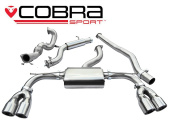 COBRA-AU83c Audi S3 (8V) (5-dörrars) Quattro 13- Turboback-system (Med De-Cat & Ljuddämpare) Cobra Sport (1)