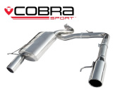 COBRA-BM62 BMW 318D/320D Diesel (E90) Sedan 05-11 Dual Exit Bakre Ljuddämpare Section (Passar BM65 / BMW 335 panel) Cobra Sport (1)