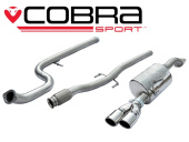 COBRA-CT15 Citroen DS3 1.6 THP 155 & Racing 2010- Catback (Ej Ljuddämpat) Cobra Sport (1)