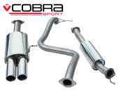 COBRA-FD50 Ford Fiesta Mk7 ST180 & ST200 13- Catback (Ljuddämpat) Dubbla utblås Cobra Sport (1)