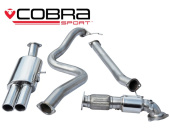 COBRA-FD66b Ford Fiesta Mk7 ST180 & ST200 13- Turboback-system (Med Sportkatalysator & Ej Ljuddämpat) Dubbla utblås Cobra Sport (1)