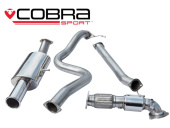 COBRA-FD67b Ford Fiesta Mk7 ST180 & ST200 13- Turboback-system (Med Sportkatalysator & Ej Ljuddämpat) Singelutblås Cobra Sport (1)