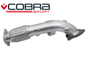 COBRA-FD70 Ford Fiesta Mk7 ST180 & ST200 13- Frontpipe / De-Cat Cobra Sport (2)