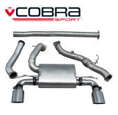 COBRA-FD89d Ford Focus RS (Mk3) 15- Turboback-system (Med De-Cat & Ej Ljuddämpat) (Non-Valved) Cobra Sport (1)
