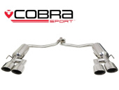 COBRA-ME11 Mercedes Benz W204 C200/C220/C250 (Diesel) 07-13 AMG Style Quad Utblås (Sportstötfångare & AMG panel krävs) Cobra Sport (1)