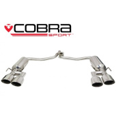 COBRA-ME15 Mercedes Benz W204 C180 (1.6 Turbo - Petrol) 07-13 AMG Style Quad Utblås (Sportstötfångare & AMG panel krävs) Cobra Sport (1)
