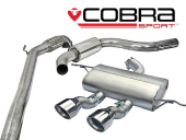 COBRA-SE29c Seat Leon Cupra R 2.0 TSI 265PS (1P-Mk2) 10-12 Turboback-system (Med De-Cat & Ljuddämpare) Cobra Sport (1)
