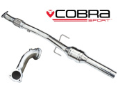 COBRA-VP03b Opel Corsa D SRI 10-14 Pre-Cat/De-Cat Pipe & High Flow Catalyst (200 Cell) Cobra Sport (1)