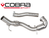 COBRA-VW63 Volkswagen Polo GTI 1.8 TSI (3 + 5-dörrars) 15- Frontpipe & Sportkatalysator Cobra Sport (1)