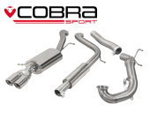 COBRA-VW67c Volkswagen Polo GTI 1.8 TSI (3 + 5-dörrars) 15- Turboback-system (Med De-Cat & Ljuddämpare) Cobra Sport (1)
