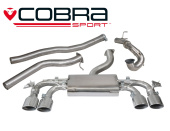 COBRA-VW70d Volkswagen Golf R Mk7 (5G) 12- Turboback-system (Med De-Cat & Ej Ljuddämpat) - Valved Cobra Sport (1)