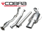 COBRA-VZ03b Opel Astra G GSi / T (Hatch) 98-04 Turboback-system (Med Sportkatalysator & Ej Ljuddämpat) Cobra Sport (1)