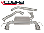 COBRA-VZ16 Opel Corsa E VXR 15- Centerrör/Bakre Rör (Ljuddämpat) Cobra Sport (1)