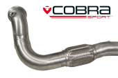 COBRA-VZ22 Opel Corsa E VXR 15- Frontpipe Sportkatalysator (Till Cobra-avgas) Cobra Sport (2)