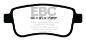 DP32025C DP32025C Redstuff Bakre Bromsbelägg (Gata) EBC Brakes (2)