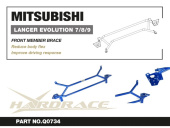 HR-Q0734 Mitsubishi Lancer EVOLUTION 7-9 Förstärkning Framvagnsbalk - 1Delar/Set Hardrace (5)