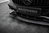 Mercedes A-Klass AMG-Line W176 Facelift 2015-2018 Frontläpp / Frontsplitter V.1 Maxton Design