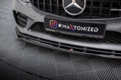 Mercedes AMG C43 Coupe / Sedan C205 / W205 Facelift 2018-2022 Frontläpp / Frontsplitter V.2 Maxton Design