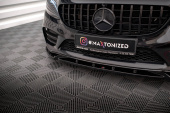 Mercedes C-Klass AMG Line / C43 AMG Sedan / Coupe W205 / C205 Facelift 2018-2021 Frontsplitter V.2 Maxton Design 