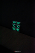 NAK-3D-LED-6 3D Klistermärke Fotoluminiscens Dekal Logga 6st Halloween Special Maxton Design (4)