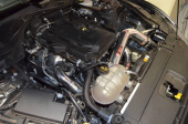 SES9200ICPWR-1799 Ford 15-17 Ford Mustang 2.3L Turbo intercooler-rör Rött Injen (2)