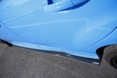 Ford Focus RS Kolfiber Thermoplast Sidosplitters Verus Engineering