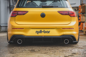 VW Golf MK8 2019+ Diffuser (GTI-look) + Utblås Maxton Design