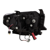 anz111387-3346 Toyota Tundra w/ LED DRL 2014-2019 Projector Strålkastare Med U-Bar Switchback Svart Med DRL ANZO (6)