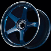 avnYAQ1J46IDP Advan GT Premium Version (Center Lock) 21x9,5 +46 Racing Titan Blå Fälg (2)