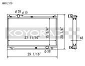 koyHH012170 Lexus IS-F 08-11 Aluminium Kylare Koyorad (1)