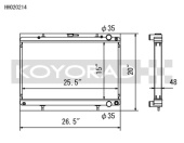 koyHH020214 Nissan Skyline R32 / Cefiro / Laurel Aluminium Kylare Koyorad (1)