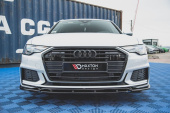 var-AU-A6-C8-SLINE-FD1T-F Audi S6 / A6 S-Line C8 2019+ Frontsplitter V.3 Maxton Design  (4)