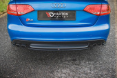 var-AU-S4-B8-RD1T Audi S4 / A4 S-Line B8 2012-2015 Bakre Splitter Center Sedan Maxton Design  (5)