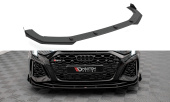 var-AURS38YCNC-FD1B-FSF1G Audi RS3 / Sportback 8Y 2020+ Street Pro Front Splitter + Splitters V.1 Maxton Design  (1)