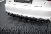 Audi A3 S-Line / S3 Sportback / Hatchback 8V 2013-2020 Street Pro Bakre Splitter / Diffuser Maxton Design