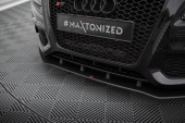 Audi S5 / A5 S-Line 8T 2007-2011 Street Pro Frontläpp / Frontsplitter Maxton Design