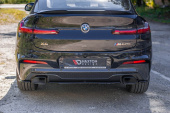 var-BM-X4-02-MPACK-RD1T BMW X4 G02 M-Paket 2018-2021 Bakre Splitter V.1 Maxton Design  (6)
