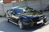 var-ME-CLS-218-FD1T Mercedes CLS AMG-Line C/W218 2011-2014 Frontsplitter V.1 Maxton Design  (5)