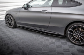 Mercedes AMG C43 Coupe C205 Facelift 2018-2022 Street Pro Sidokjolar / Sidoextensions Maxton Design