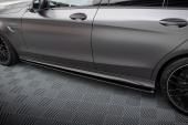 Mercedes AMG C63 Sedan / Estate W205 Facelift 2018-2021 Street Pro Sidokjolar / Sidoextensions Maxton Design