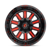 wlp-D62120908250 Fuel 1PC Hardline 20X9 ET1 8X165.1 125.10 Gloss Black Red Tinted Clear (3)