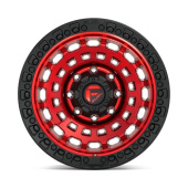 wlp-D63217908445 Fuel 1PC Zephyr 17X9 ET-12 6X139.7 106.10 Candy Red Black Bead Ring (3)